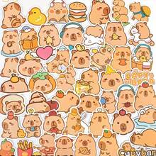 50pcs Capybara Cartoon Stickers - Cute Panda Decals For Phone, Laptop, Water Bottle And Guitar - Durable Decoration With Whimsical Designs - Sticker - View 3
