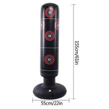 Free Punch Bag Standing Inflatable Boxing Kick MMA Training Adults 155cm - UK-d002901 - View 12