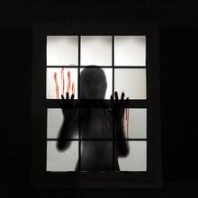 2pcs/1pc Halloween Horror Female Ghost Blood Hand Wall Stickers,For Halloween Party Glass Window DIY Backdrop Decorative Wall Stickers - Multicolor - View 8