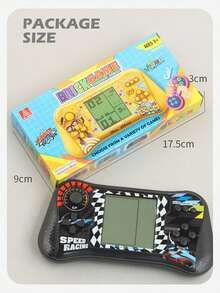 1pc Kids Electronic Building Block Elimination Game Console, Educational Early Learning Thinking Puzzle Toy, Portable Push-And-Play Toy Gift For Boys, Girls And Students - 彩色 - 查看 6