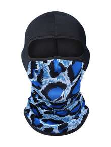 Fabulous Be Xtreme Casco de ciclismo con estampado de leopardo y patrón de corazón dulce y fresco, máscara facial de seda de hielo transpirable con protección solar, cubierta de cara y cuello a prueba de viento para motocicleta y actividades al aire libre - Multicolor - Ver 11