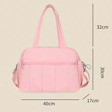 Large Capacity Simple Slanted Mother Bag, Equipped With A Small Handbag, Lightweight Mother Bag Set, Suitable For Outdoor Use - Multicolor - View 3