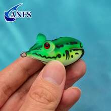 ANFS 5pcs Soft Fishing Lure, Frog Lure, Surface Fishing Bait, Cool Fishing Gift For Fishing Enthusiasts - Multicolor - View 7
