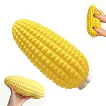 超大 26cm 逼真玉米捏捏樂玩具，巨型壓力緩解擠壓玩具，手捏式焦慮緩解水果玩具 - 彩色 - 查看 1