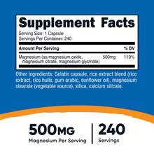 Nutricost Magnesium Complex 500mg, 240 Capsules - Magnesium Oxide, Citrate, And Glycinate - Gluten Free And Non-GMO - Others - View 2