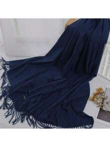 Scarves - Navy Blue - View 5