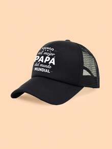 1 pièce Casquette de camionneur à imprimé lettres pour enfants, casquette de baseball en maille respirante, casquette décontractée confortable et ajustable pour enfants, rentrée scolaire - Multicolore - Voir 5