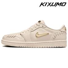 Air Jordan 1 Low Method Of Make 'Legend Light Brown' Cream Metallic-Gold Sneakers Women FN5032-200 - Multicolor - View 1