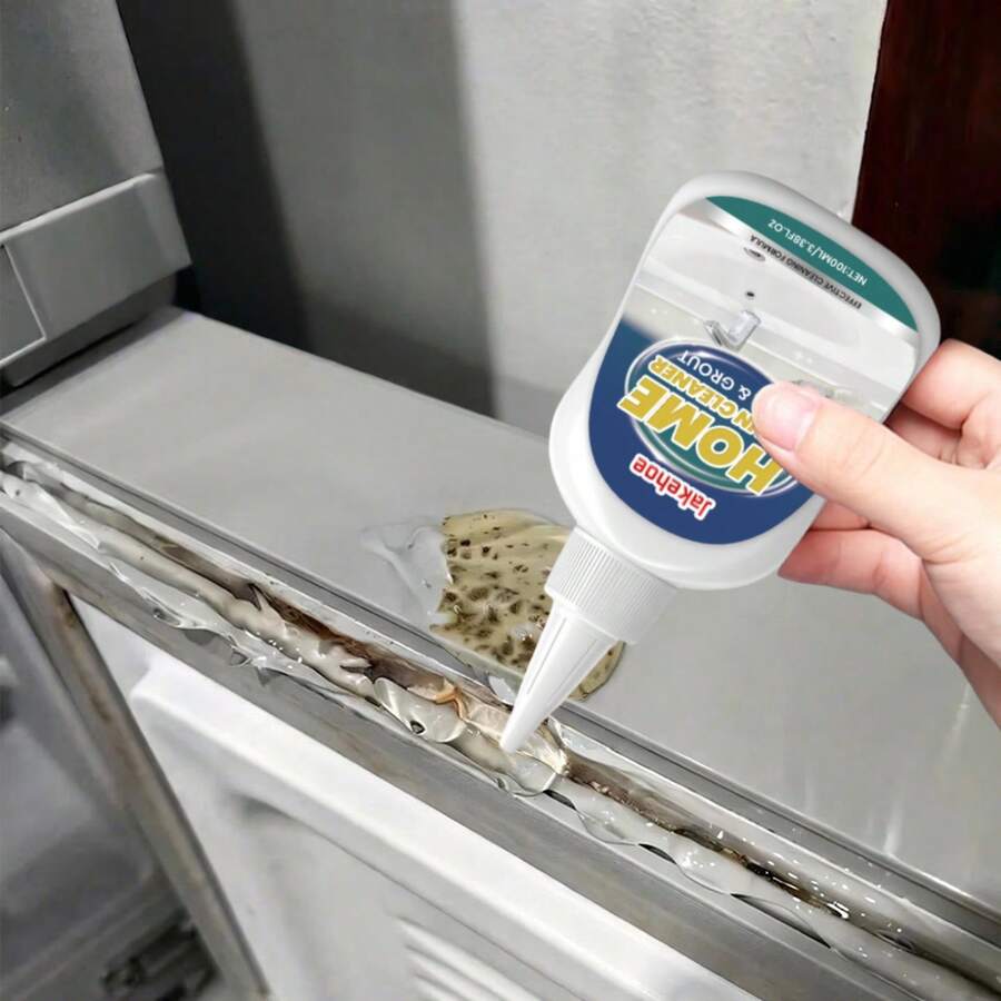 jakehoe Household Stain Cleaning Gel, Mold Remover Gel, Mold Remover, Used For - Mold And Stains On Washing Machine Silicone Seals, Refrigerator, Washing Machine Seals, Refrigerator Seals, Refrigerator, Sink, Toilet, Wall Corners, Tiles, Easily Remove Stains And Mold Spots, Save Your Time And Effort, Gift For Family And Friends - Multicolor - View 1