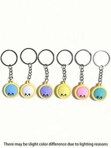 Cute Steamed Bun Keychain Bulk Party Favors For Birthday Wedding Small Gift Bag Charm - Multicolor - View 10