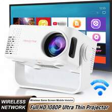 M60 Mini Projector 1080P Supports USB/Type-C Interface, Portable Home Theater Projector With 2.4G WiFi, Projection Size 20-100 Inches - White USB Interface - View 3