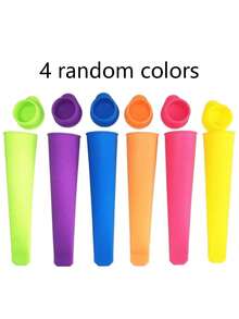 1/2/3/4/6pcs Reusable Silicone Popsicle Molds With Lids, Popsicle Maker For Making Popsicles, Yogurt Bars, Jelly, Kitchen Tools And Accessories - Multicolor - View 11