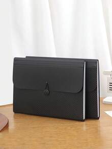 A4 Expanding File Folder, 13-Pocket Accordion File Organizer With Color Labels, Plastic Document Storage Expanding Bag, Suitable For School, Office And Home, Back To School Season - Single Piece - View 4