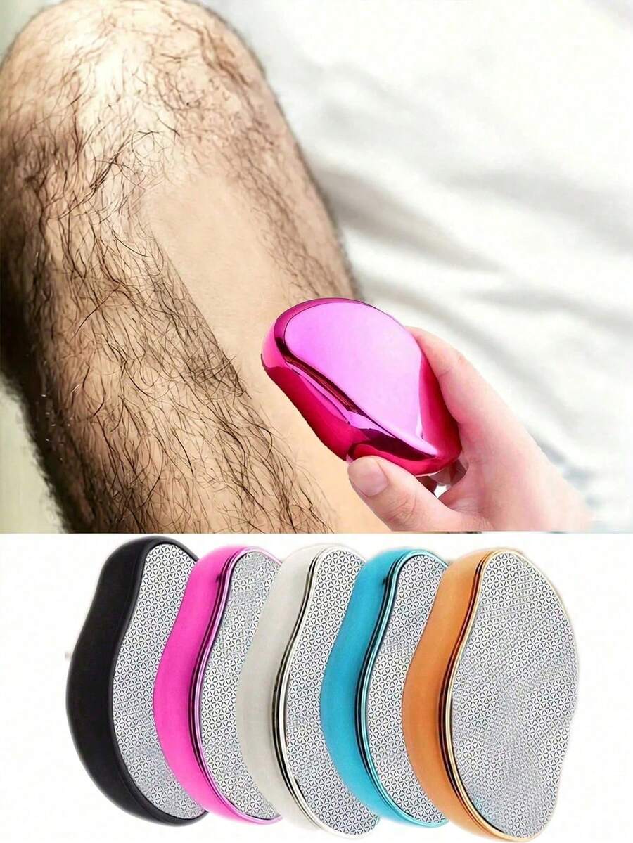 Full Body Painless Crystal Hair Removal Device, Reusable Crystal Leg Hair Removal Tool, Smooth Arms, Legs And Back, Eliminate Shaving Stings And Irritation, Hair Removal Tool, Glass Hair Removal Device - Multicolor - View 1