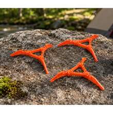 3pcs Outdoor Folding Gas Canister Stand, Portable Flat Tripod Stable Plastic Bracket Camping Accessory - Multicolor - View 14