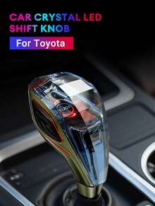 XUDA New Crystal Gear Shift Knob, Crystal Seven-Color LED Light Gear Shift Handle, Plug And Play, Portable Side Interface, Comfortable Grip, Wear-Resistant And Scratch-Resistant, Suitable For Lexus, Audi, Models - Vehicle Model - View 13