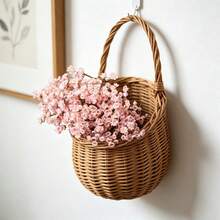 Mini Dried Daisy Bouquet Creative Natural Flowers With Stem For Vase Crafts DIY Decor - Pink - View 2