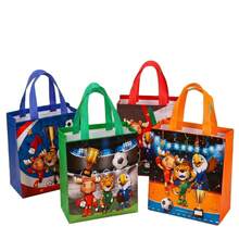 FIFA FIFA 2026 USA Canada Mexico World Cup Mascot Waterproof Non-Woven Tote Bag, Sports Fan Gift Bag, 4 Theme Color Options Party Favor Bag, Football Merchandise Storage Packaging Bag, Game Watching Souvenir Gift Wrap Bag - Multicolor - View 10