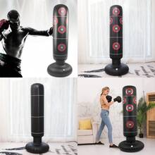 Free Punch Bag Standing Inflatable Boxing Kick MMA Training Adults 155cm - UK-d002901 - View 2
