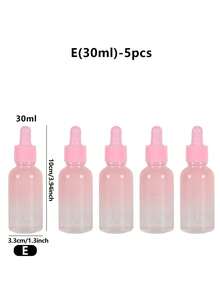 1pc/2pcs/5pcs 5ml-100ml Graduated Dropper Bottle, Reagent Eye Drops Glass Essential Oil Liquid Dropper Bottle, Refillable Travel Perfume Bottle Container, Cosmetics, Vanity, Travel, Cheap, Makeup Tools, Cheap Goods, Gift, Women's Gift, Travel Bottles - View 24