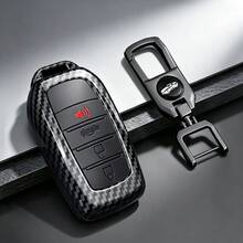 ABS 碳纖維鑰匙殼蓋，適用於 Chr Rav4 Auris Avensis Prius Aygo Camry Corolla Land Cruiser 200 Prado Crown 遙控鑰匙殼 - A款 - 查看 5
