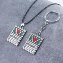 1pc-Anime Merchandise License Keychain Protagonist Gon Hunter License Necklace Pendant Birthday Gift-Christmas Gift-Halloween Gift-Perfect Gift-Gift - Multicolor - View 3
