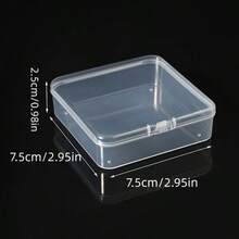 Caja de almacenamiento de plástico con rejilla de clasificación, organizador de cables, estante de almacenamiento de cables de alimentación, caja organizadora de escritorio, caja de almacenamiento de pegatinas, útiles escolares esenciales para la vuelta al colegio - Multicolor - Ver 8