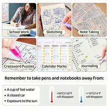 New Erasable Colorful Gel Pens 12/24/36 Colors, Stretchable Erasable, Quick-Dry, Non-Drying, Easy To Write, Student Drawing Marking Stationery Set, Back To School Essential Writing Set, Reusable Erasable, Practice Writing, Note-Taking, Drawing - Sets - View 7