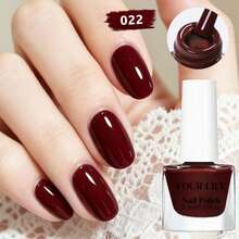 FOUR LILY 6.3ml Kuteks Kuku Berbasis Air yang Dapat Dikupas, Tanpa Perlu Dipanggang, Cepat Kering, Tahan Lama, Cocok untuk Salon, DIY, dan Penggunaan di Rumah, Tersedia Berbagai Warna - MultiWarna - View 17