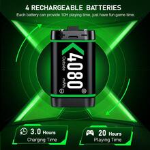 HELLCOOL For  Series S X  One S X Controller Battery 4080 MWh Rechargeable Battery&Charging Station For  One Gamepad - View 3