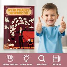 Cuaderno de Palabras a Primera Vista, Cuaderno de Aprendizaje de Palabras en Inglés para Niños, Libro de Ejercicios Manuscritos para Seguimiento de Palabras Visuales en Inglés, Escritura y Actividades de Búsqueda de Palabras, Herramienta de Apoyo Educativo en Inglés - Libro del alfabeto inglés para niños - Ver 2