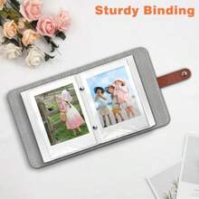 Fintie Mini Photosアルバムブック 2x3インチフィルム用 - 52ポケット 小型アルバム 富士フィルム チェキ  Miniインスタントカメラ/ Hi-Print 写真用  フォトカードホルダーバインダー お祝い 軽量 柄 花 - チェックする 5