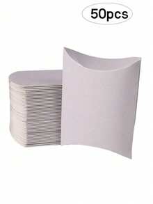 50/10pcs Solid Color Pillow Box, Kraft Paper Gift Packaging Box, Suitable For Wedding, Bridal Shower, Anniversary, Birthday, Holiday Party Favors And Decoration - Multicolor - View 20