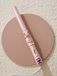 CRASTS 32mm Automatic Curling Iron, Dual-Use Curl And Straighten Hair Styler, Fast Heating, Adjustable Temperature, Large Wave Styling Curling Clip - Pink - View 2