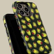 Couverture rafraîchissante et délicieuse avec design floral pour iPhone 17 16 15 14 13 12 11 Pro Max, Couverture florale pour Samsung S21 S22 S23 S24 S25 Ultra - Étui brillant résistant - Voir 4