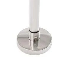 YUNRUX Modern Shower Curtain Rod, 304 Stainless Steel, Adjustable From 17.72-29.53 Inches, Diamond Shape, Drill-Free Installation, Easy To Clean,  To Use - C - View 6