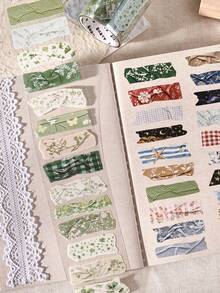 1 Roll Realistic Wrinkled Texture Washi Tape For Scrapbooking, DIY Decoration, Collage, Cards And Journals - Wrinkled Chapter - View 6