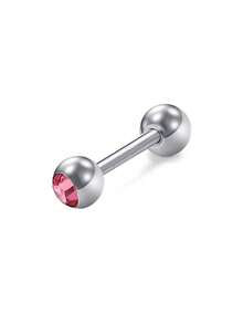 1pc Titanium Tongue Piercing Jewellery 14G Nipple Bars Tongue Barbell Piercing Bar Nipple Piercing Bars Jewellery Tongue Piercing Nipple Piercing - Multicolor - View 35