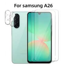 2+2件組 相容 Galaxy A57/A56/A37/A55/A35/A36/A26 高品質鋼化玻璃螢幕保護貼 + 鏡頭保護貼 防刮 無氣泡 - 無色 - 查看 15
