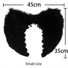 3PCS/1PC Halloween Christmas Holiday Party Angel Wings Staff Headband Set, Suitable For Halloween, Christmas, Theme Party, Wedding, Performance And Holiday Decoration - Multicolor - View 11