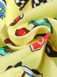 4pcs/Pack Boys' Soft & Comfortable Cartoon Car Pattern Underwear, Youth Boxer Brief Style - Multicolor - View 8
