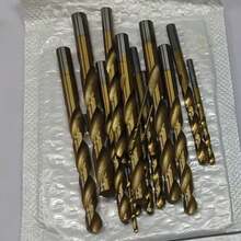 Juego de 19 brocas HSS con vástago hexagonal y revestimiento de titanio: cambio rápido, aptas para impacto, aptas para madera, acero y metal. Acero de alta velocidad. Diseño de vástago hexagonal. - A - Ver 9