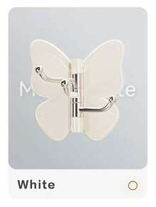 Aesthetic 360° Rotating Butterfly Triple Hook, No-Drill Self-Adhesive Wall Hanger For Hats, Bags & Coats, Strong Sticky Corner Organizer For Bathroom/Bedroom Decor/Kitchen Storage, Space-Saving Rotating Rack For Keys, Scarves & Towels - View 16