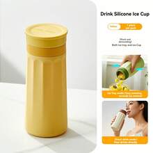 2026 Pinch The Ice Silicone Water Cup - Non-Stick Reusable Cylindrical Ice Mold Set, Beverage Cooling Tool Kit, Portable Beverage Cooling Container | Party & Daily Beverage - View 9