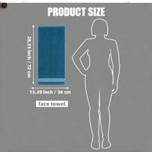 4pcs-Super Soft Towels - Upgraded Thickened Super Absorbent Lightweight Black Grey Blue, Essential For Home Bathroom, With Reinforced Edge Striped Design, Pink Blue Tone Modern Style | Towel Series - Multicolor - View 7