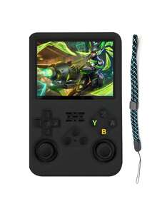 1 chiếc bao silicon mềm bảo vệ cho máy chơi game cầm tay retro R36S, chống sốc chống trầy chống rơi chống trượt, cắt chính xác cho tất cả các nút, thân thiện với da chống vân tay dễ vệ sinh, đi kèm dây đeo, nhiều màu sắc - Xem 13