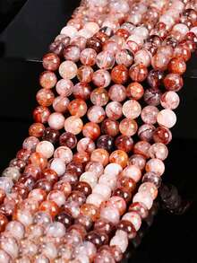 1 String Natural Multicolor Agate Beads Stone Round Accessories Beads For Girls Jewelry Making Diy Lovers Bracelet 6 8 10mm - Multicolor - View 3