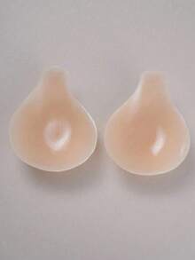2pcs/Set Women's Silicone Invisible Push-Up Breast Pads, Self-Adhesive Nipple Covers, Reusable Adhesive Bra - Multicolor - View 7
