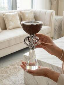 Mini Novelty Incense Burner, Metal + Crystal, Luxury Bakhoor Incense Burner, Incense Holder, Heat-Resistant And Durable Incense Burner, Home Decor, Suitable For Majlis, Entryway, Living Room, Bedroom, Exquisite Gift For Friends And Family, Fragrance Corner - Fashionable - View 12