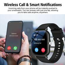 Reloj inteligente 2026 nuevo de 1.83 pulgadas con pantalla táctil completa HD, unisex, compatible con llamadas, recuento de pasos, cálculo de calorías, múltiples modos deportivos, notificaciones de mensajes y llamadas, reloj inteligente multifuncional, adecuado para deportes - Multicolor - Ver 4